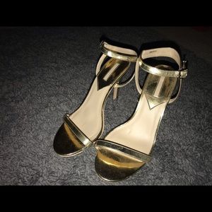 Gold heels